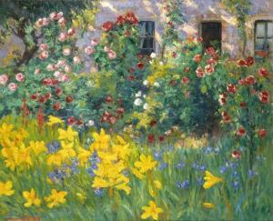Histoire de la fête des mères - Guilbert Narcisse - Jardin au printemps