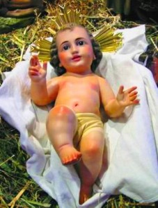 Enfant-Jésus dans la crèche - Espagne