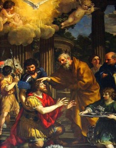 Ananias rend la vue à Saint Paul -1631 - Pietro de Cortana