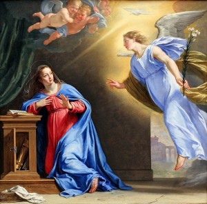 Poésie - L'ange Gabriel annonce la venue de l'Enfant-Jésus 