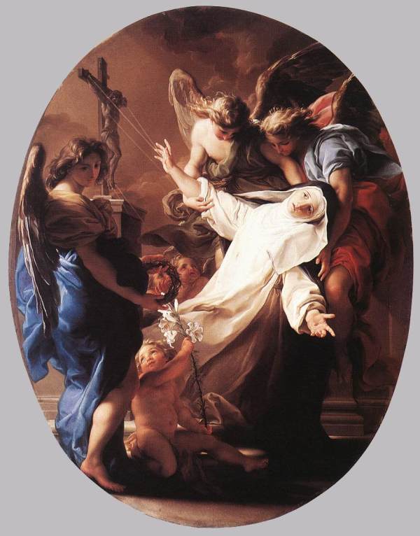 Vie des saints pour les enfants - extase de sainte Catherine de Sienne