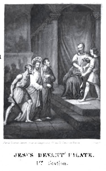 Chemin de Croix pour les petits - Jésus devant Pilate