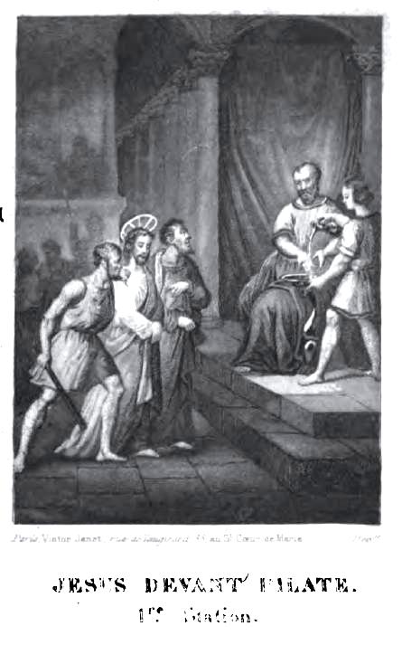 Chemin de Croix pour les petits - Jésus devant Pilate