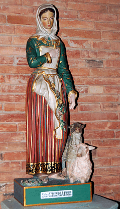 Statue de Sainte Germaine Cousin dite de Pibrac