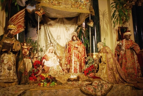 Crèche de l'Eglise de San Ginés - Espagne - Miracle eucharistique de Noël