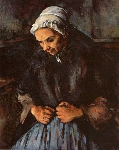 Paul Cezanne - la Vieille au chapelet