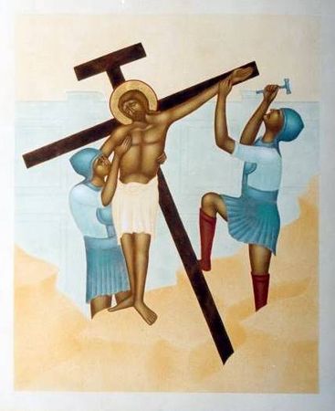 Via Crucis pour les jeunes - Jésus est cloué sur la Croix