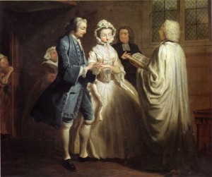 Joseph Highmore, Le Mariage de Pamela , 1743-1744,