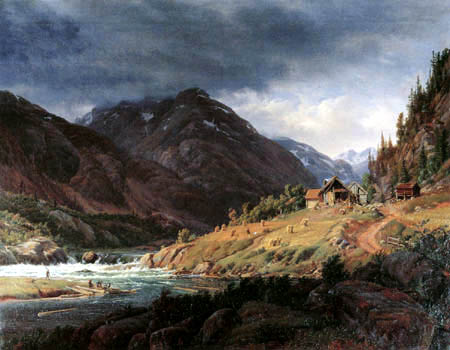 Histoire pour illustrer Vaillance et Devoir d'état - Fjord en Norvège par Louis Gurlitt