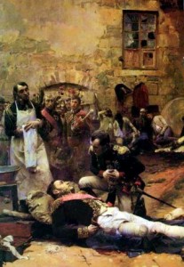Récit du catéchisme à raconter aux momes : chirurgien, blessé et l'empereur Napoléon