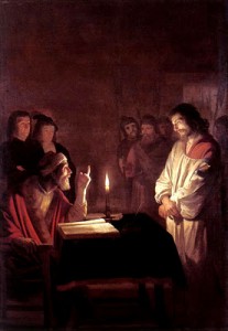 Jesus devant Caiphe - Le Chemin de Croix pour les enfants