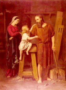 Légende et vie de Jésus : La sainte-Famille - atelier de Saint Joseph