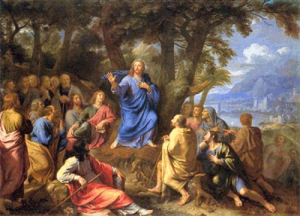 Jesus enseignant la foule