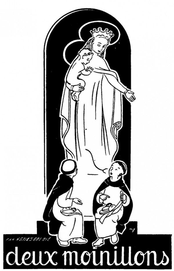 Histoire pour le KT - Deux moinillons et la Vierge Marie - Agnes Goldie
