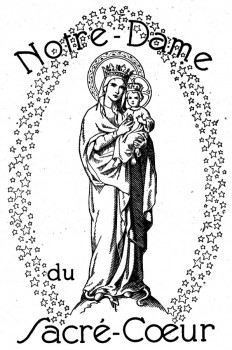 Coloriage pour le KT : Notre-Dame du Sacré Coeur - Issoudun