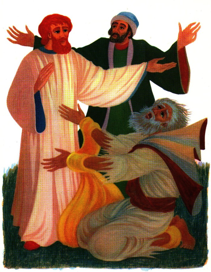 Agabus prophétise les persécutions de Saint Paul.