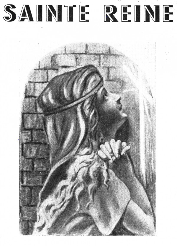 Sainte Reine en extase dans son cachot - histoire d'une jeune martyre
