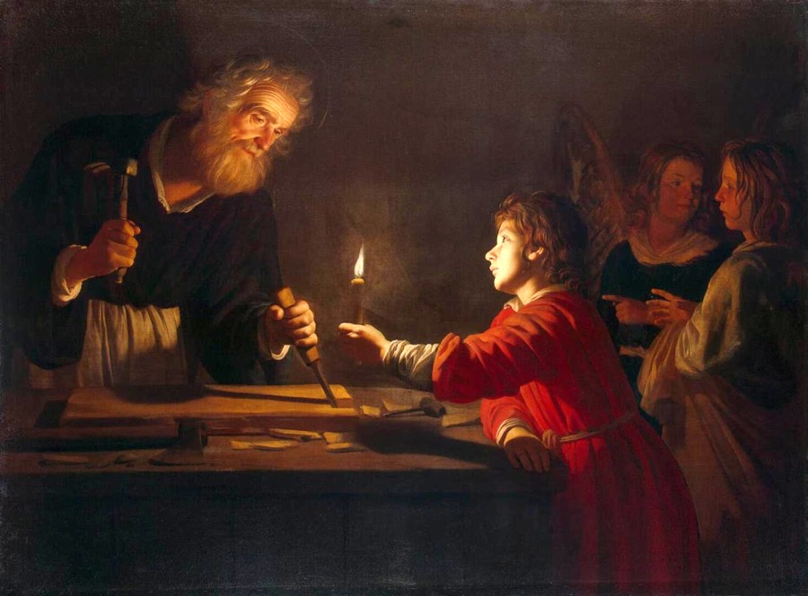 Enfance du Christ - Gerrit van HONTHORST