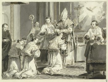 La vocation d'un jeune garçon - Pietro Antonio - Ordination d'un prêtre 