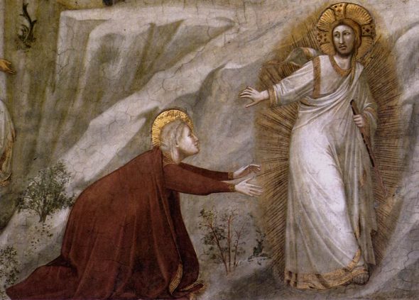 Marie-Madeleine et le Christ au tombeau - giotto