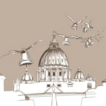 Conte des cloches de Pâques - Cloches arrivant à Rome