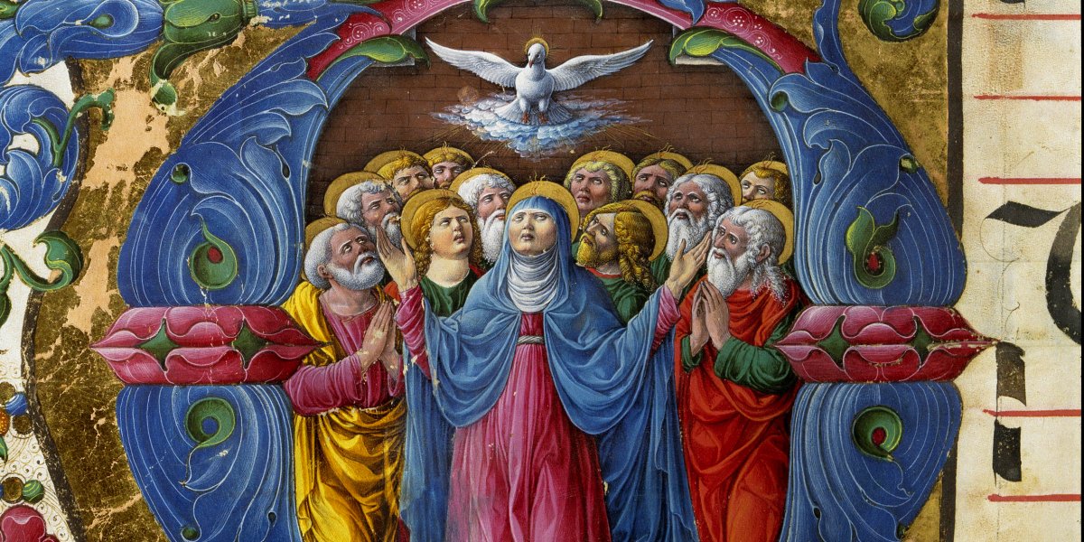 Enluminure Esprit Saint Pentecote Et maintenant une histoire