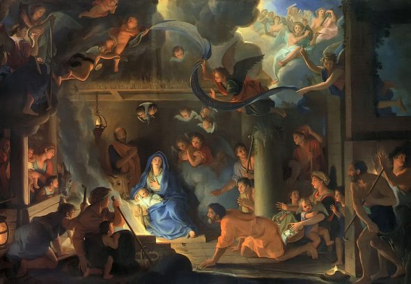 Charles Le Brun - L Adoration des bergers - 1689 - La joie de Noël