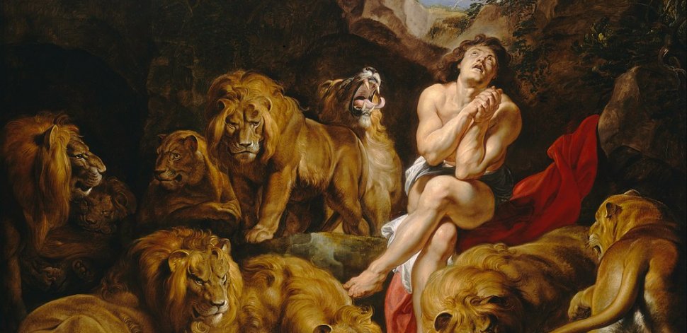 Le prophète Daniel dans la fosse aux lions