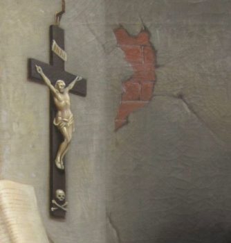 Crucifix de la cellule du moine
