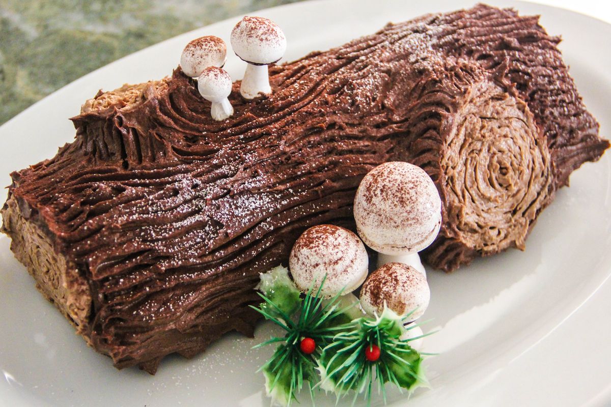 Bûche de Noël patissière