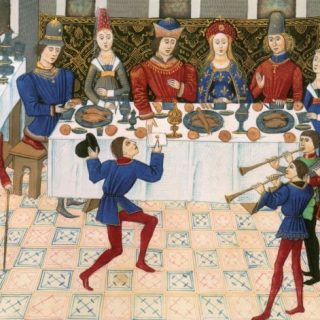 repas au chateau - L'esprit de partage du berger à Noël