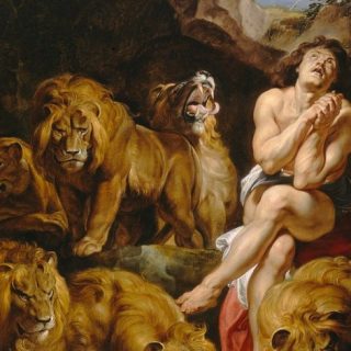 Le prophète Daniel dans la fosse aux lions
