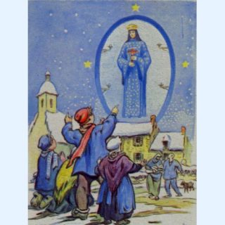 Apparition de Notre Dame aux enfants à Pontmain