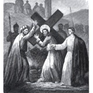 Le chemin de Croix des enfants - Jésus et le Cirénéen