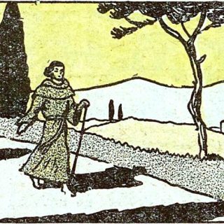 Saint François prêche sur les routes d'Italie
