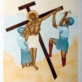 Via Crucis pour les jeunes - Jésus est cloué sur la Croix