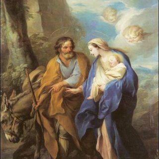 Histoire Sainte Famille - La fuite en Egypte - Carle Van Loo