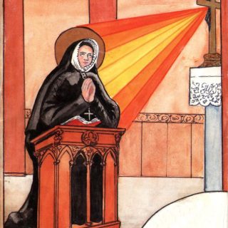Sainte Madeleine Sophie Barat en prière