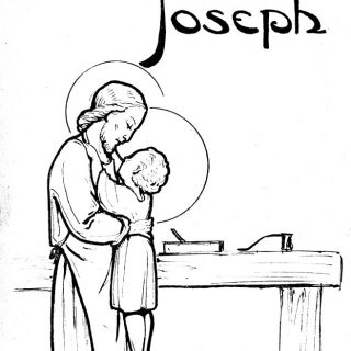 Vie de saint Joseph pour les jeunes - Saint Joseph et le petit Jésus à l'atelier