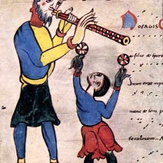 Troubadour et jongleur