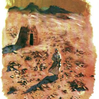 L'ermitage de Tamanrasset dans le désert du Hoggar